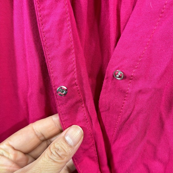 Joe fresh pink dress, 100% rayon - Picture 7 of 8